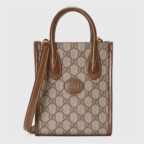 gucci 671623 92tcg 8563|Gucci Mini Tote Bag With Interlocking G 'GG Supreme' .